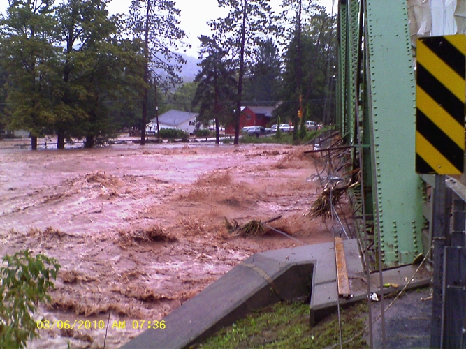 Hurricane Irene and Lee near Schoharie