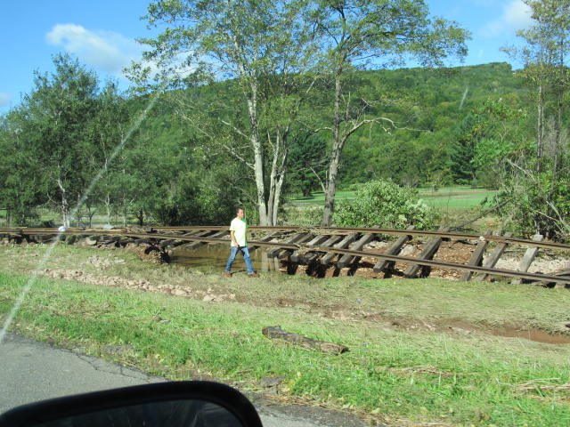 Hurricane Irene and Lee near Schoharie