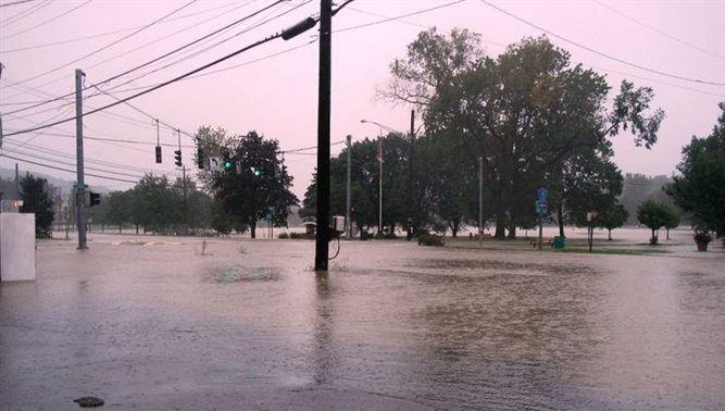 Hurricane Irene and Lee near Schoharie