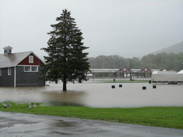 Hurricane Irene and Lee near Schoharie