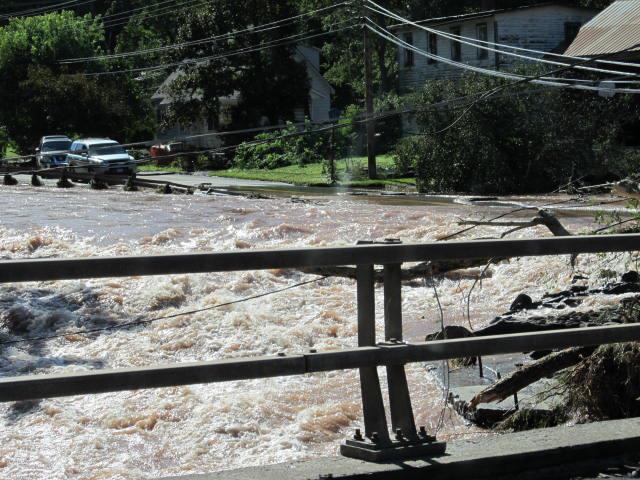 Hurricane Irene and Lee near Schoharie