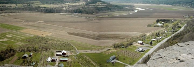 Hurricane Irene and Lee near Schoharie