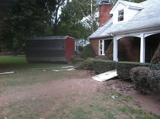Hurricane Irene and Lee near Schoharie