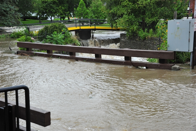 Hurricane Irene and Lee near Schoharie