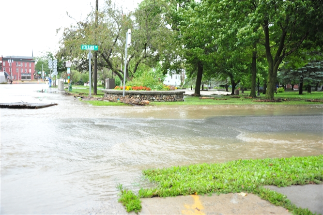Hurricane Irene and Lee near Schoharie