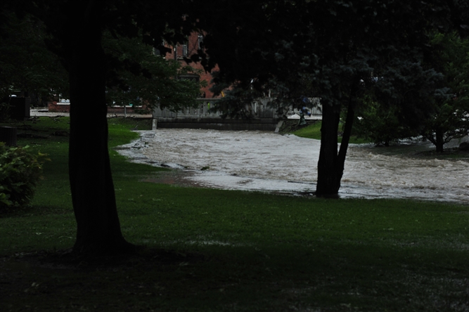 Hurricane Irene and Lee near Schoharie
