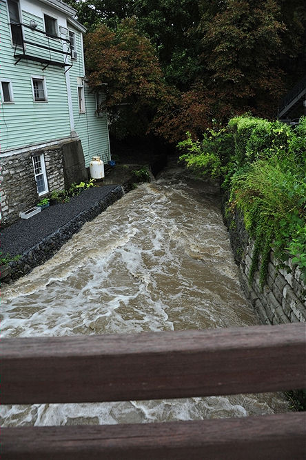 Hurricane Irene and Lee near Schoharie