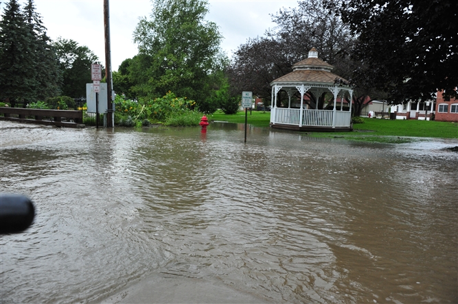 Hurricane Irene and Lee near Schoharie